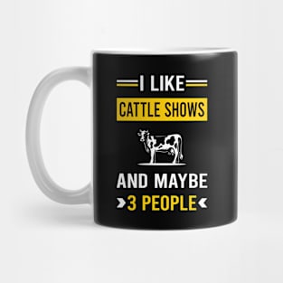 3 People Cattle Show Mug